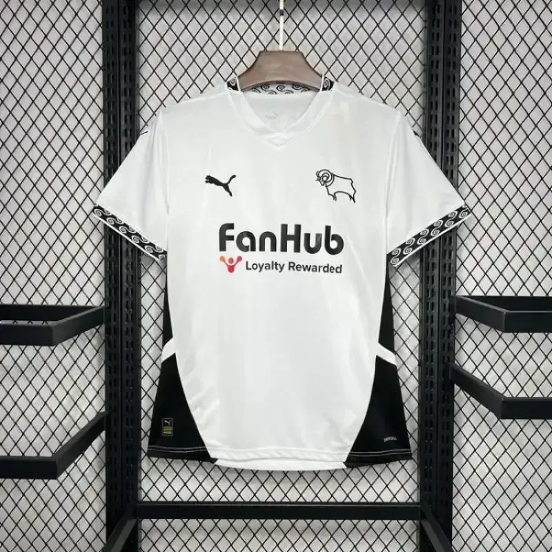 24/25 Derby County F.C. Soccer Jersey Home 1:1 Thai quality