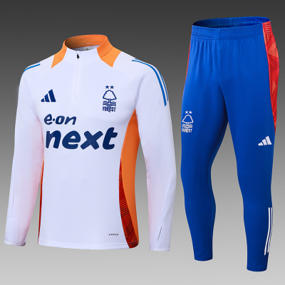 Nottingham Forest 24/25 White Half-zip Training Suit
