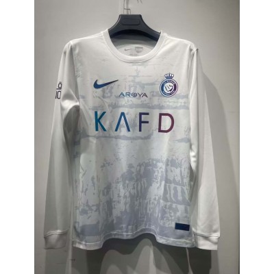 2023/2024 Long Sleeve Al-Nassr Third Away Football Shirt