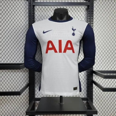 Player Version Tottenham Hotspur Home Kit 24/25 Football Jersey Long Sleeves Jersey