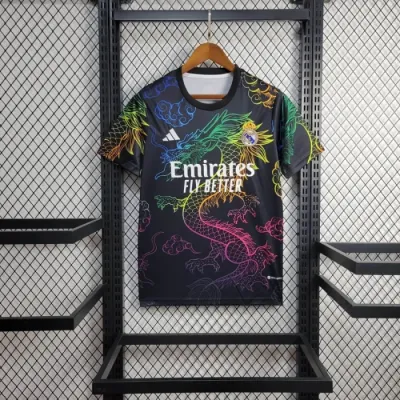 Real Madrid 24/25 Dragon Football Jersey (Black)