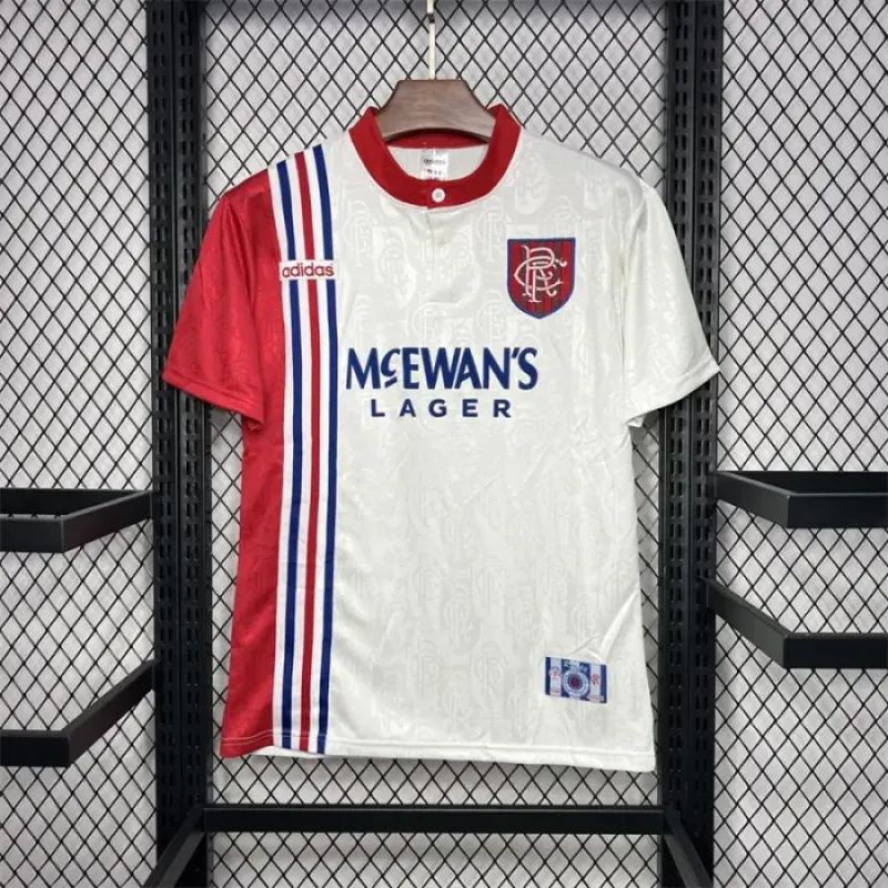 Retro Rangers Away Kit 1996 1997 Football Jersey