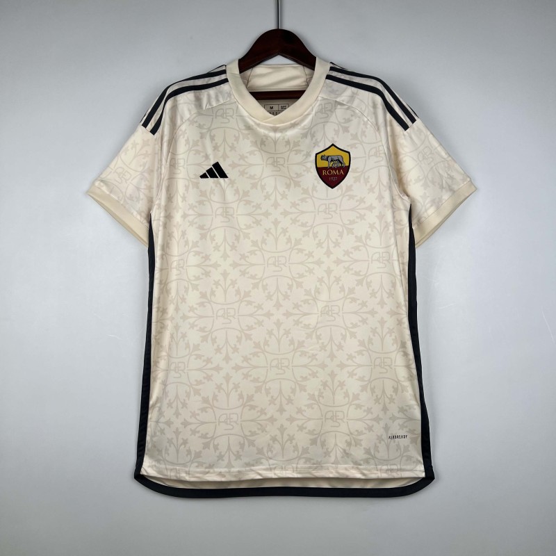 2023/2024  Roma Away Soccer Jersey 1:1 Thai QualityNo sponsor