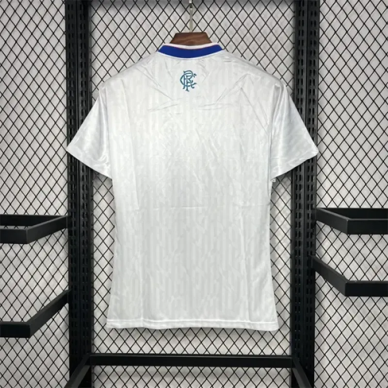Retro Rangers Away Kit 1990 1992 Football Jersey
