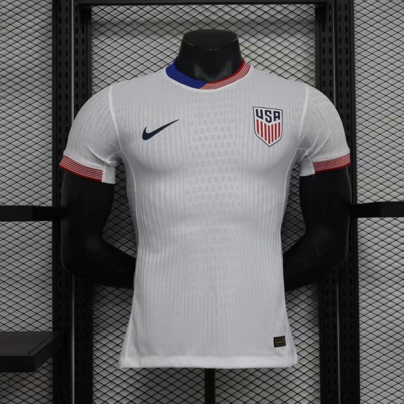 Player USA Home Kit 24/25 Copa America 2024 Football Jersey
