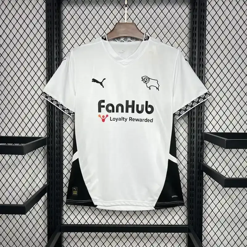 24/25 Derby County F.C. Soccer Jersey Home 1:1 Thai quality