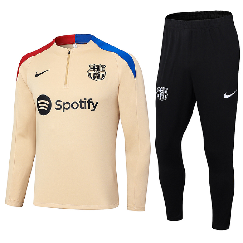 24/25 Barcelona half-training yellow jersey set