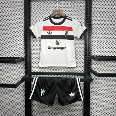 Kids Manchester united Third Jersey 24/25 Football Kit 1:1 Thai Quality