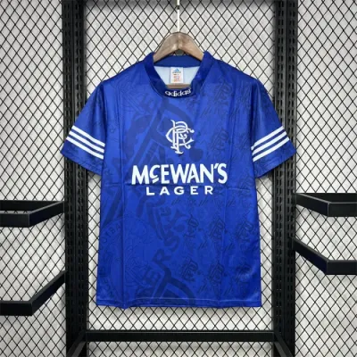 Retro Rangers Home Kit 1994 1996 Football Jersey