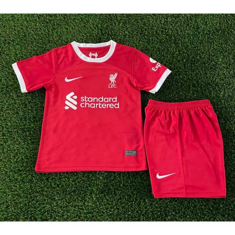 2023/2024 Liverpool Home Soccer Jersey 1:1 Thai Quality Kids Size