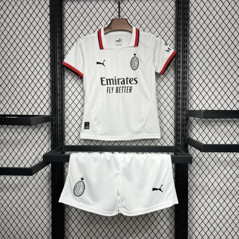 Kids AC Milan Away Jersey 24/25 Football Kit