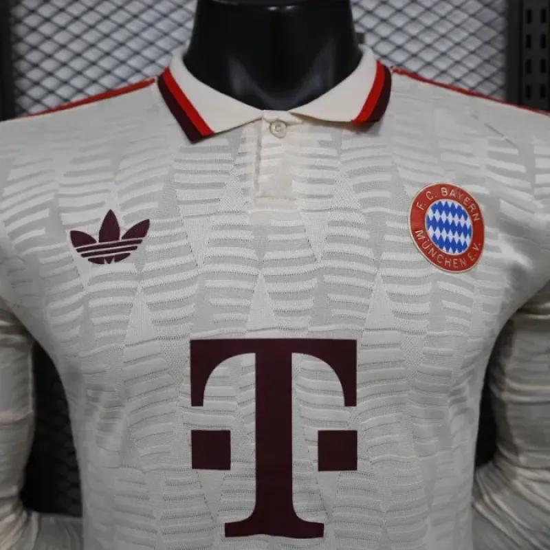 Player Version Bayern Munich Third Jersey 24/25 Football Jersey Long Sleeves