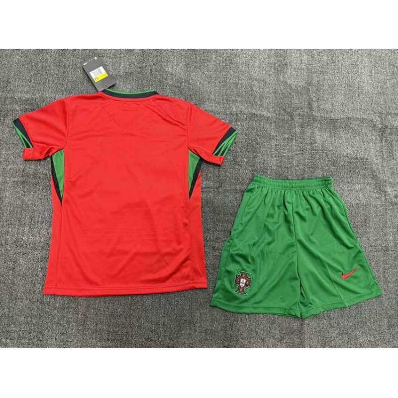 2024 Portugal Home Football Shirt 1:1 Thai Quality Kids Size