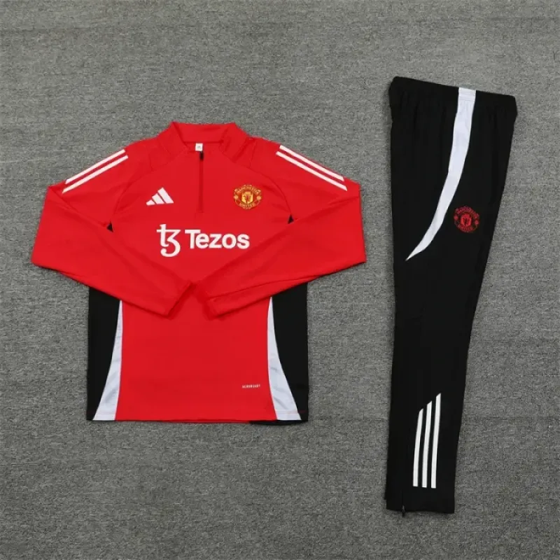 Manchester United Training Tracksuits 24/25 Football Jersey(red)