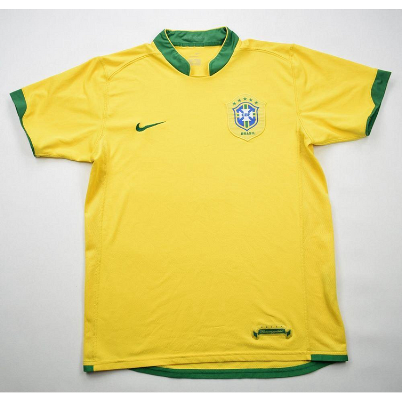 2002 Retro Brazil Soccer Jersey Home