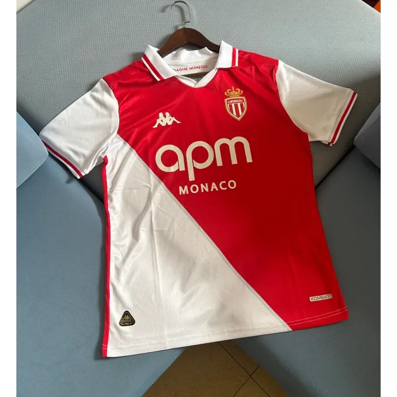 2024/2025 AS Monaco Home Football Jersey
