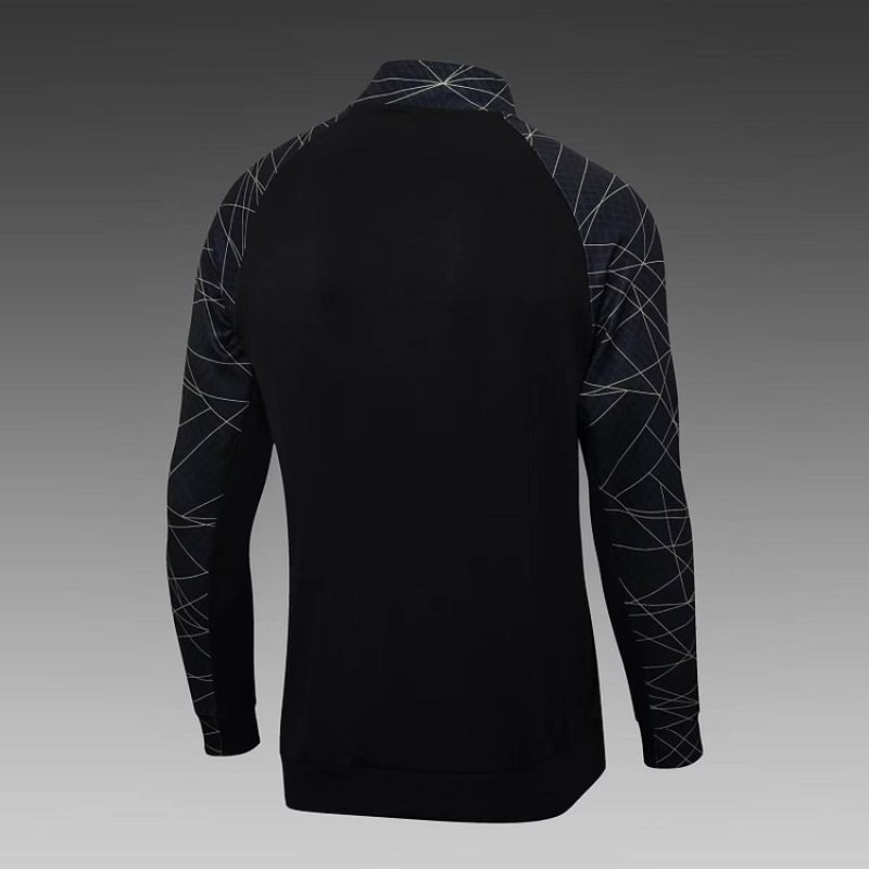 2023/2024 Psg Paris Saint-Germain Long Zipped Jacket Black Set