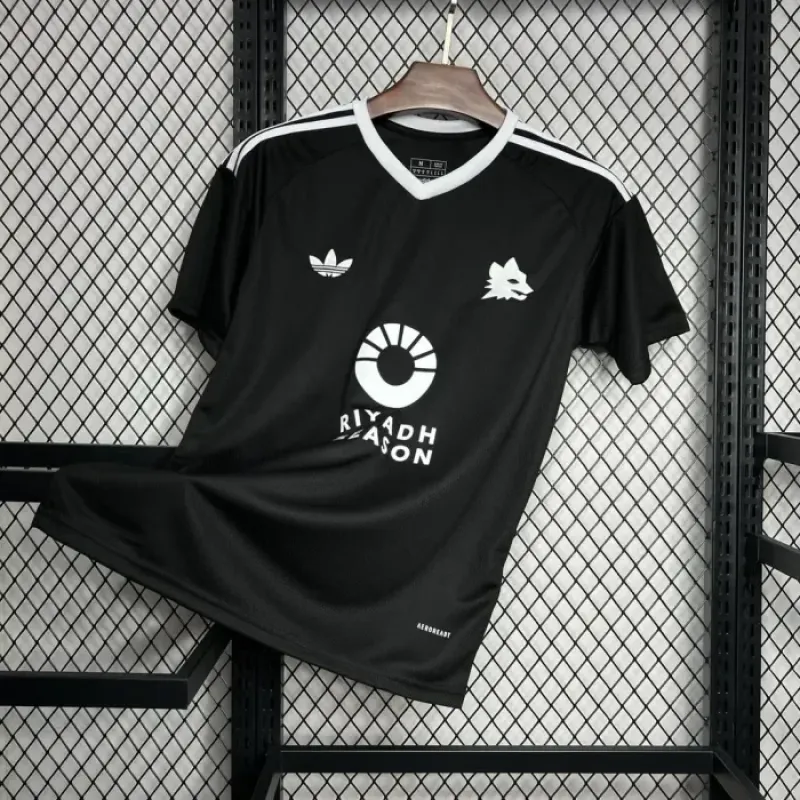 Roma Black 24/25 Football Jersey