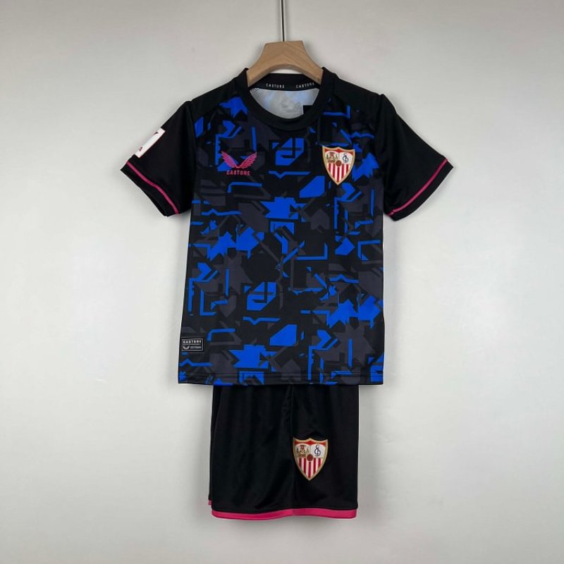 2023/2024 Seville Third Away Football Shirt 1:1 Thai Quality Kids Size