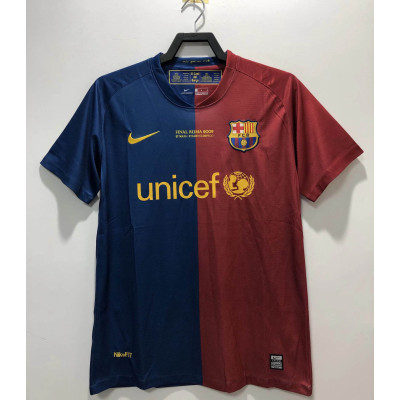 2008/2009 Retro Barcelona Football Shirt Home Champions League 1:1 Thai Quality