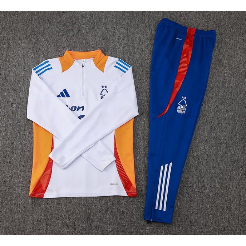 Nottingham Forest 24/25 White Half-zip Training Suit