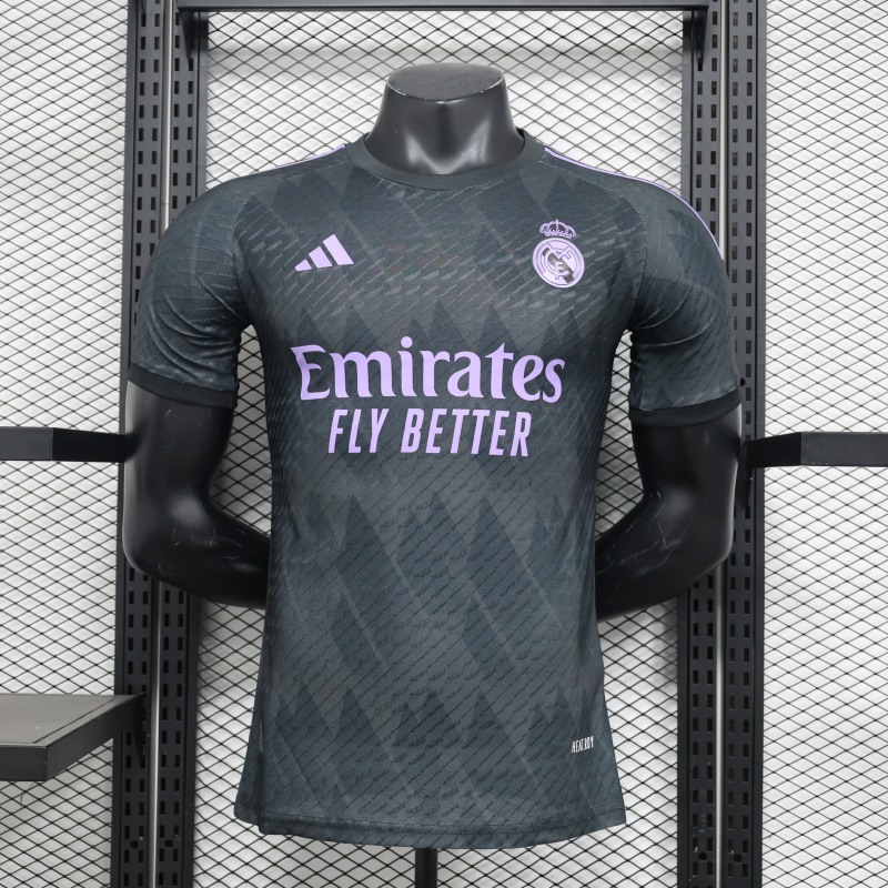 2024-2025 Real Madrid Special Edition Player Edition Black Jersey 1:1 Thailand Quality