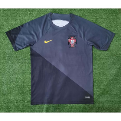 2023 Portugal Special Edition Black gray Football Shirt 1:1 Thai Quality