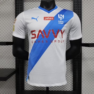 2023/2024 Player Version Al Hilal SFC Away Football Shirt