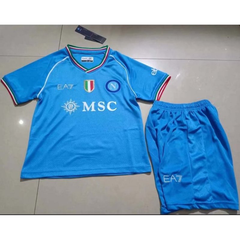 2023/2024 Napoli Home Soccer Jersey 1:1 Thai Quality Kids Size