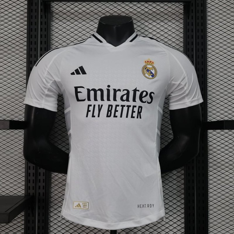 2024/2025 Player Version Real Madrid Home Football Shirt 1:1 Thai Quality