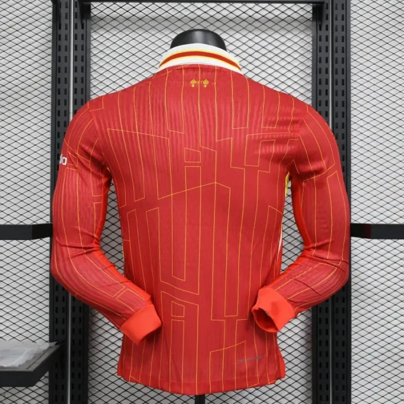 Liverpool 24/25 Home Long Sleeve Football Shirt