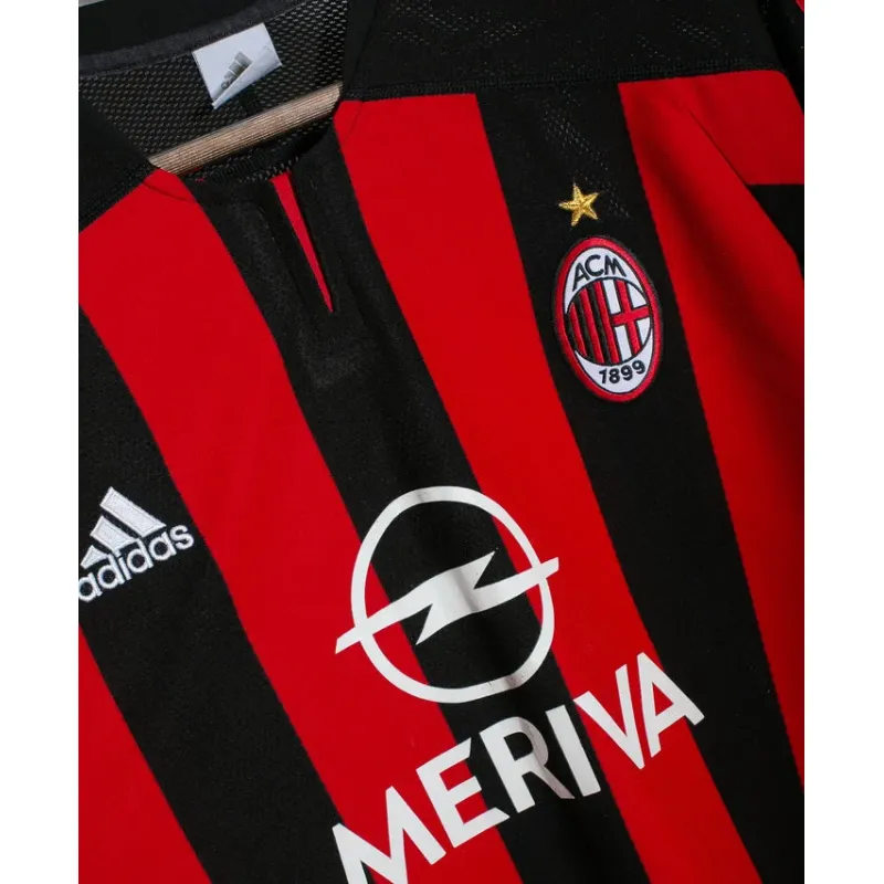 2003/2004 Retro AC Milan Home Football Shirt