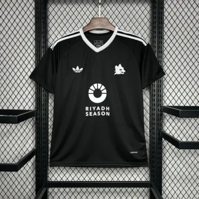 Roma Black 24/25 Football Jersey