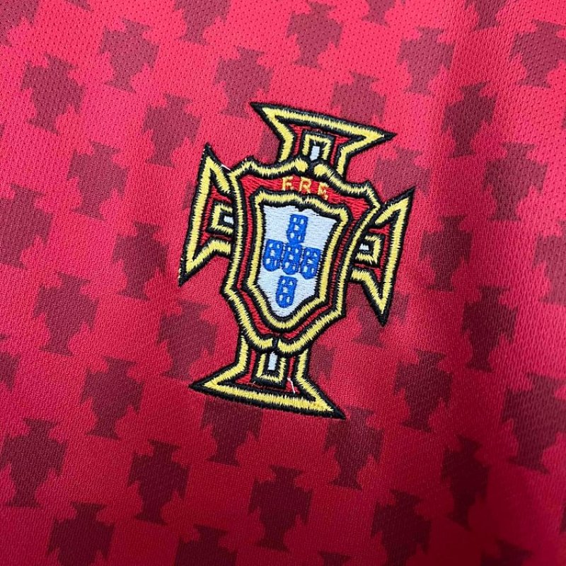 Nike Portugal Euro 2004 Remake Retro Portugal Home Football Shirt