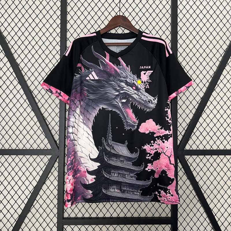2024 Japan Pink Chinese dragon Special Edition Soccer Jersey