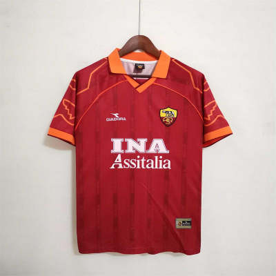 Roma 1999-2000 Retro Home Shirt