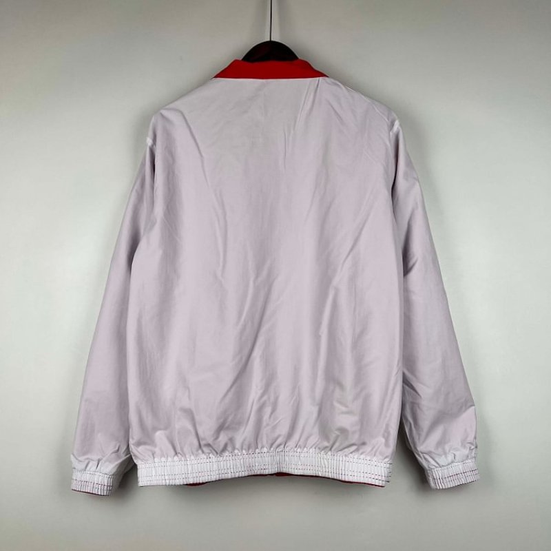 2023-2024 Bayern Munich Reversible Windbreaker Red-whiteSoccer Jersey 1:1 Thai Quality