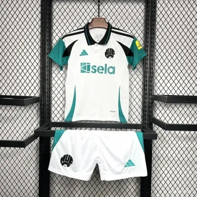 24/25 Kids Newcastle United Away White Jersey 1:1 Thai Quality
