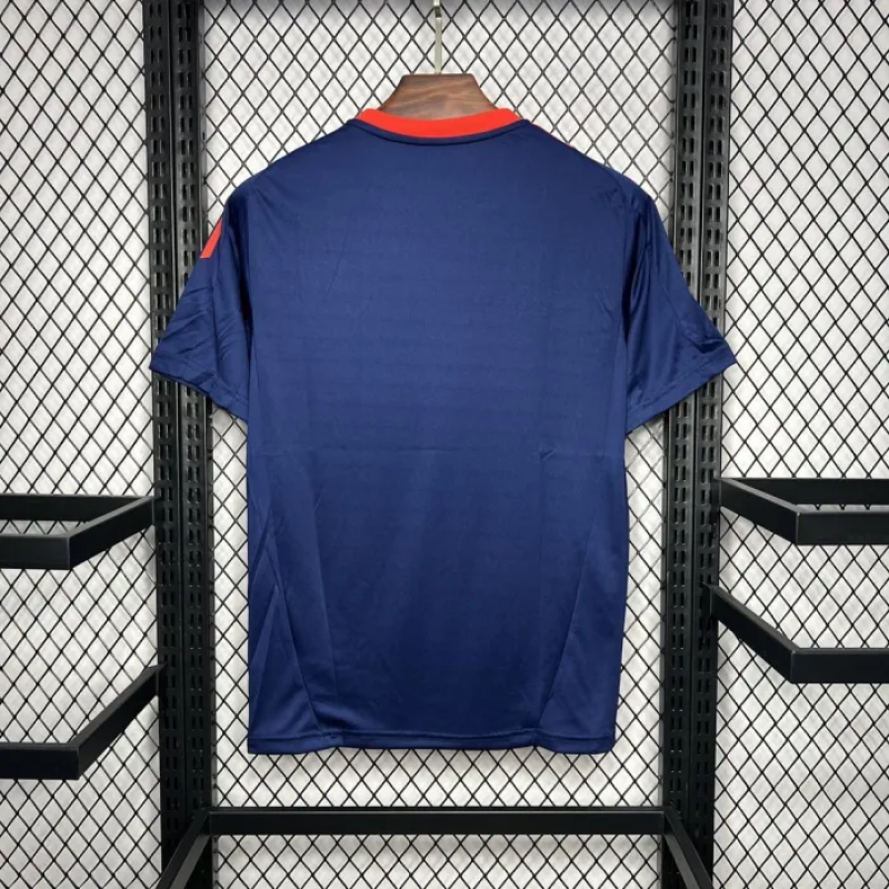 Manchester United Dark blue Pre-match training Jersey 24/25 Football Kit