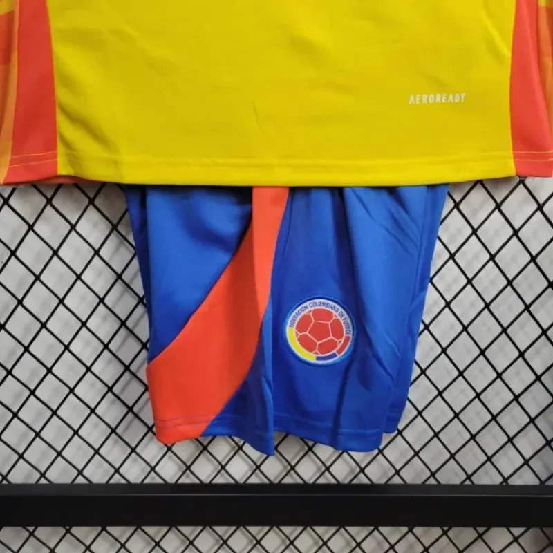 Kids Colombia Home Kit 24/25 Copa America 2024