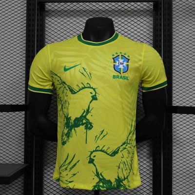 24/25 Brazil yellow BirdSpecial Edition Player Football Jersey