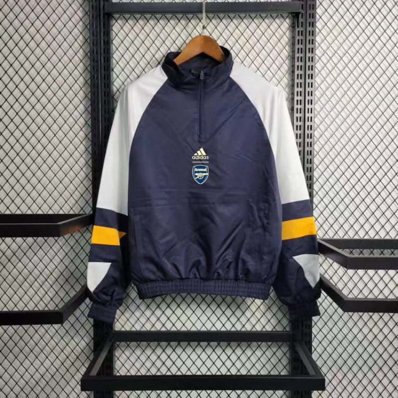 2023 Arsenal CasuaI WindbreakerNavy-blueSoccer Jersey 1:1 Thai Quality