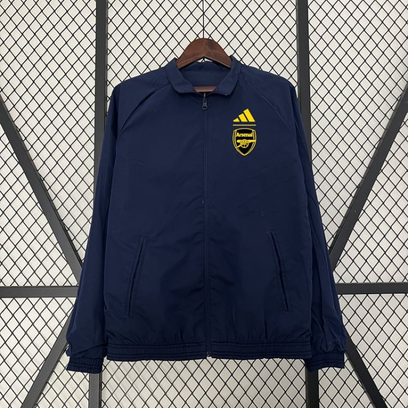 2024-2025 Arsenal Trench Coat Reversible Jersey 1:1 Thai Quality