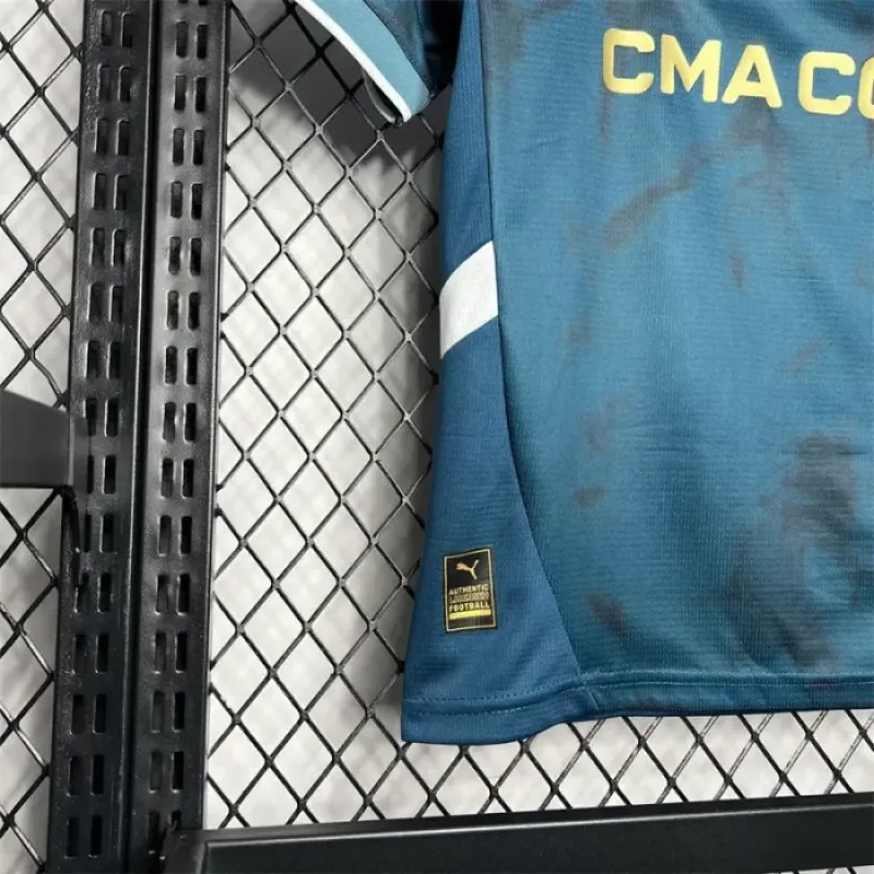Kids Marseille Away Jersey 24/25 Football Kit
