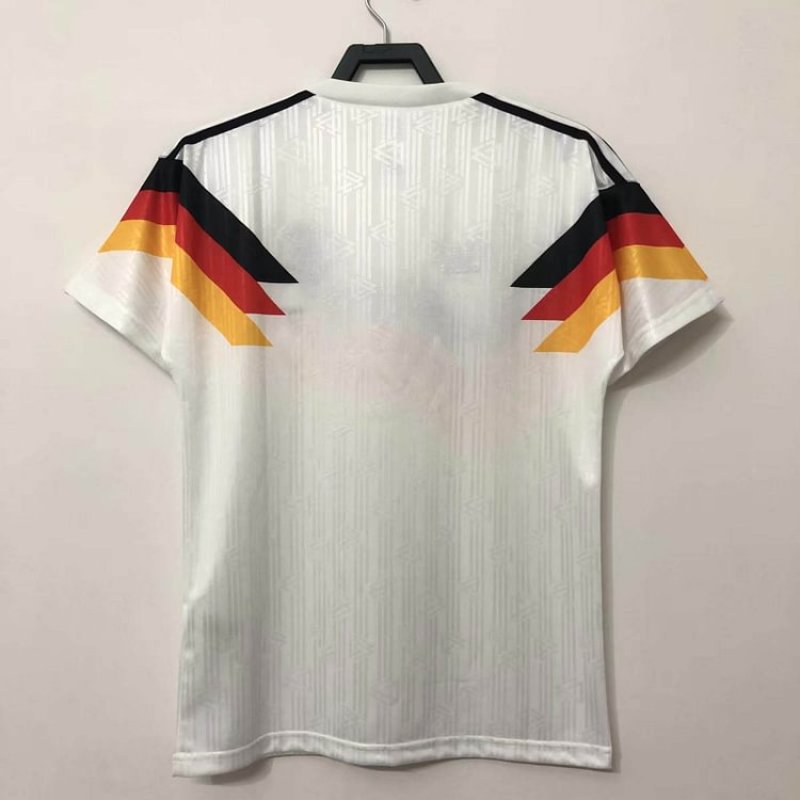 1990 Retro Germany Home Soccer Jersey