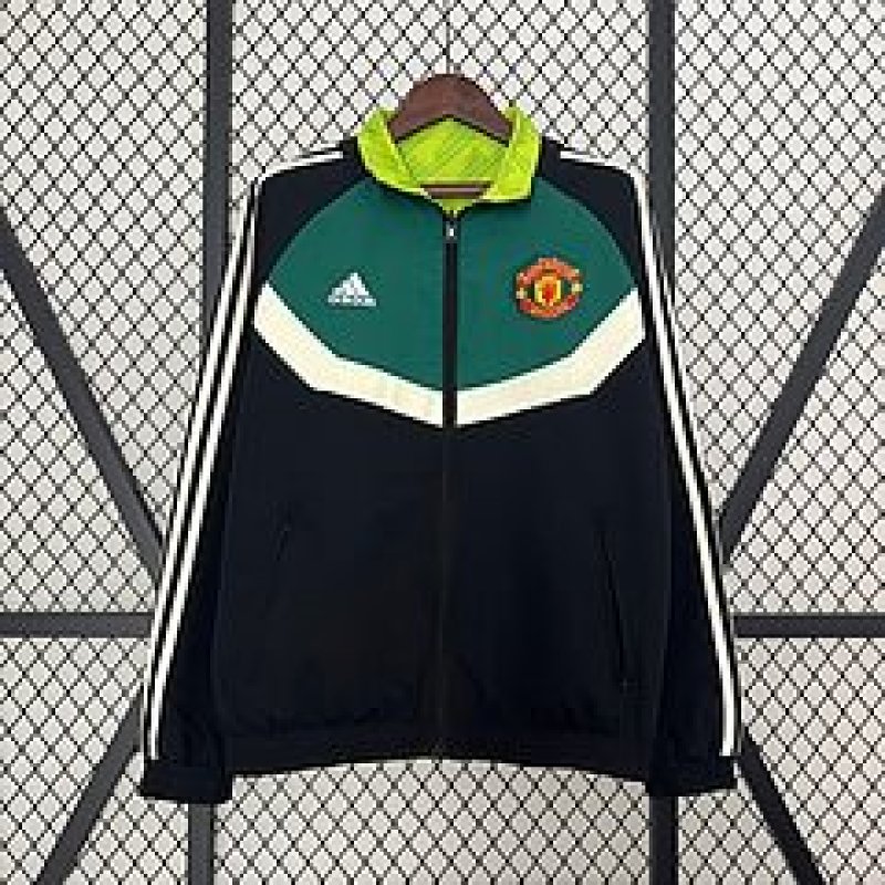 24/25 Manchester United Reversible Windbreaker Soccer Jersey