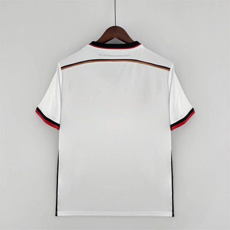 2014 Retro Germany Home Soccer Jersey