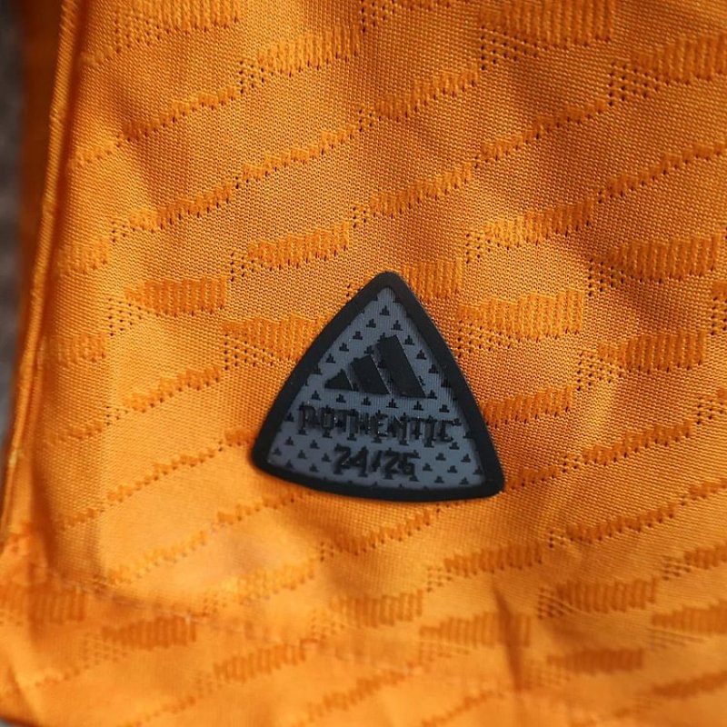 2024/2025 Player Version Real Madrid Y-3 Special Edition Orange Football Shirt 1:1 Thai Quality
