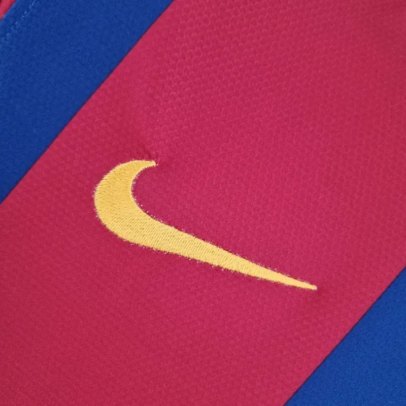 2010/2011 Retro Long Sleeve Barcelona Home Football Shirt 1:1 Thai Quality