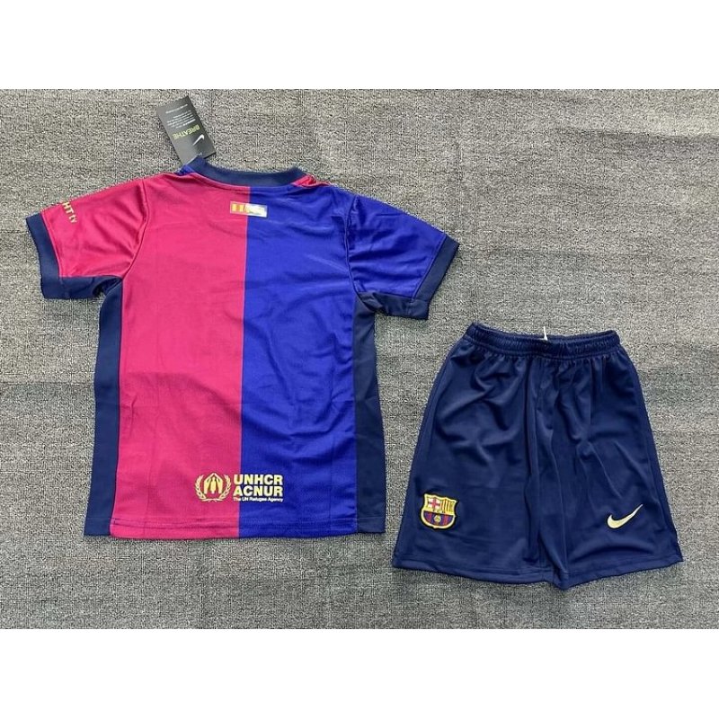2024/2025 Barcelona Home Football Shirt 1:1 Thai Quality Kids Size